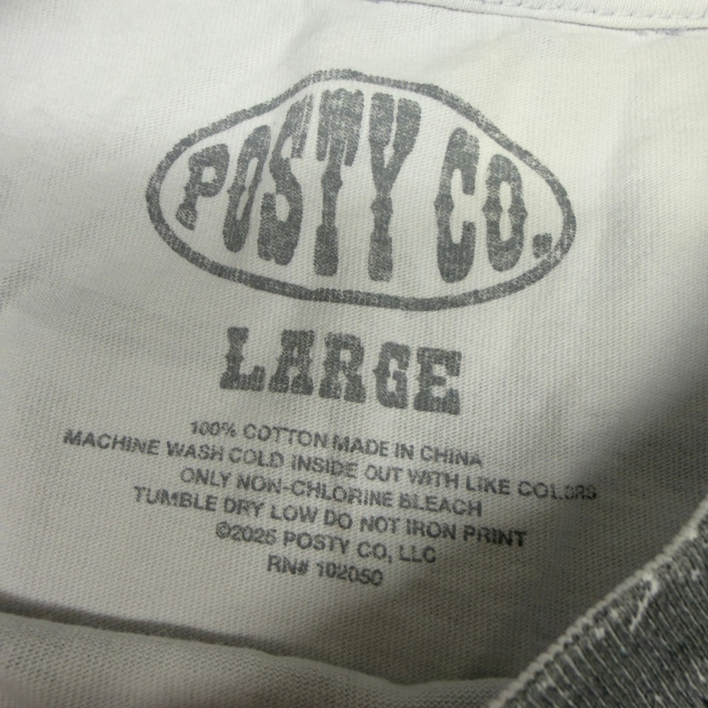 Post Malone Big Ass Stadium Tour 2023 Shirt Mens L White Posty Co Concert Tee - Picture 3 of 5